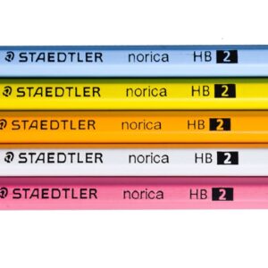 STAEDTLER-lápiz hexagonal HB2 colores pastel