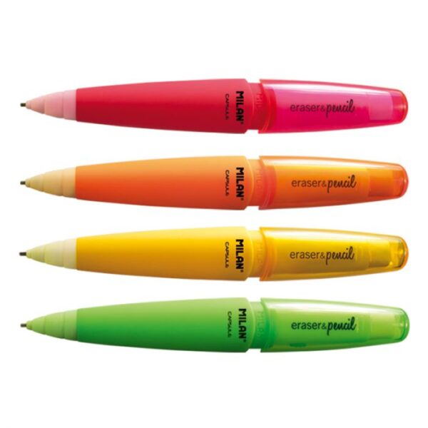 Portaminas MILAN CAPSULE Fluo 1,3 mm  con goma