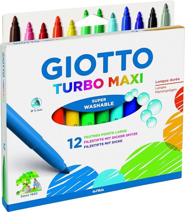 Giotto Turbo Maxi - Rotuladores 12 UDS