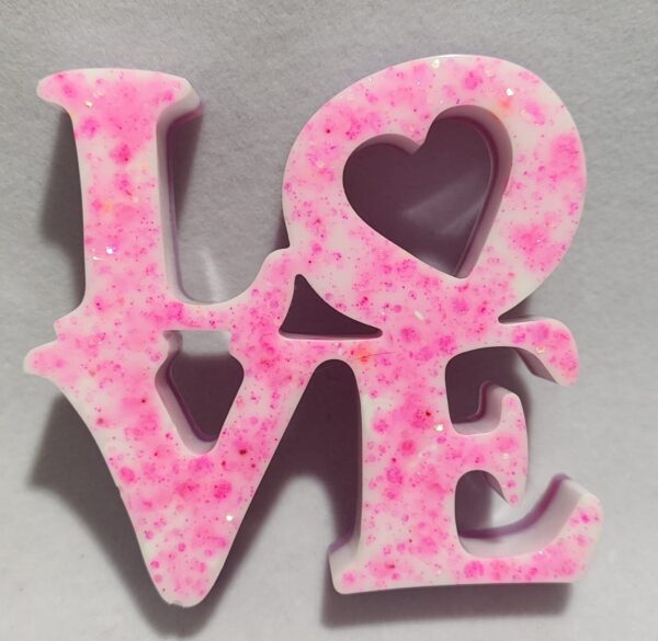 Figura Decorativa de Resina "LOVE"