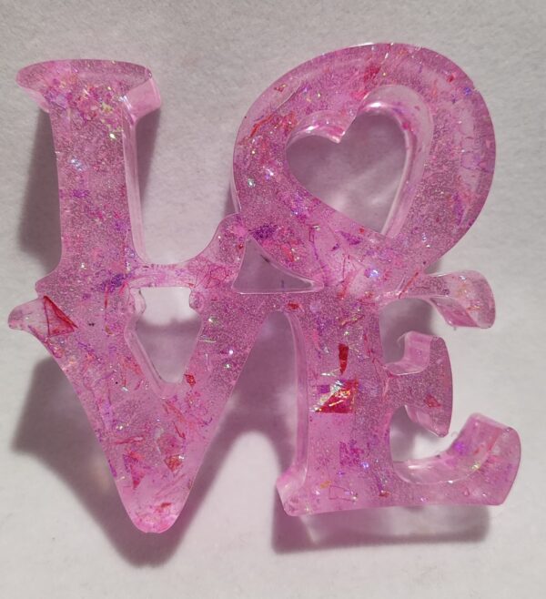 Figura Decorativa de Resina "LOVE" - Imagen 4